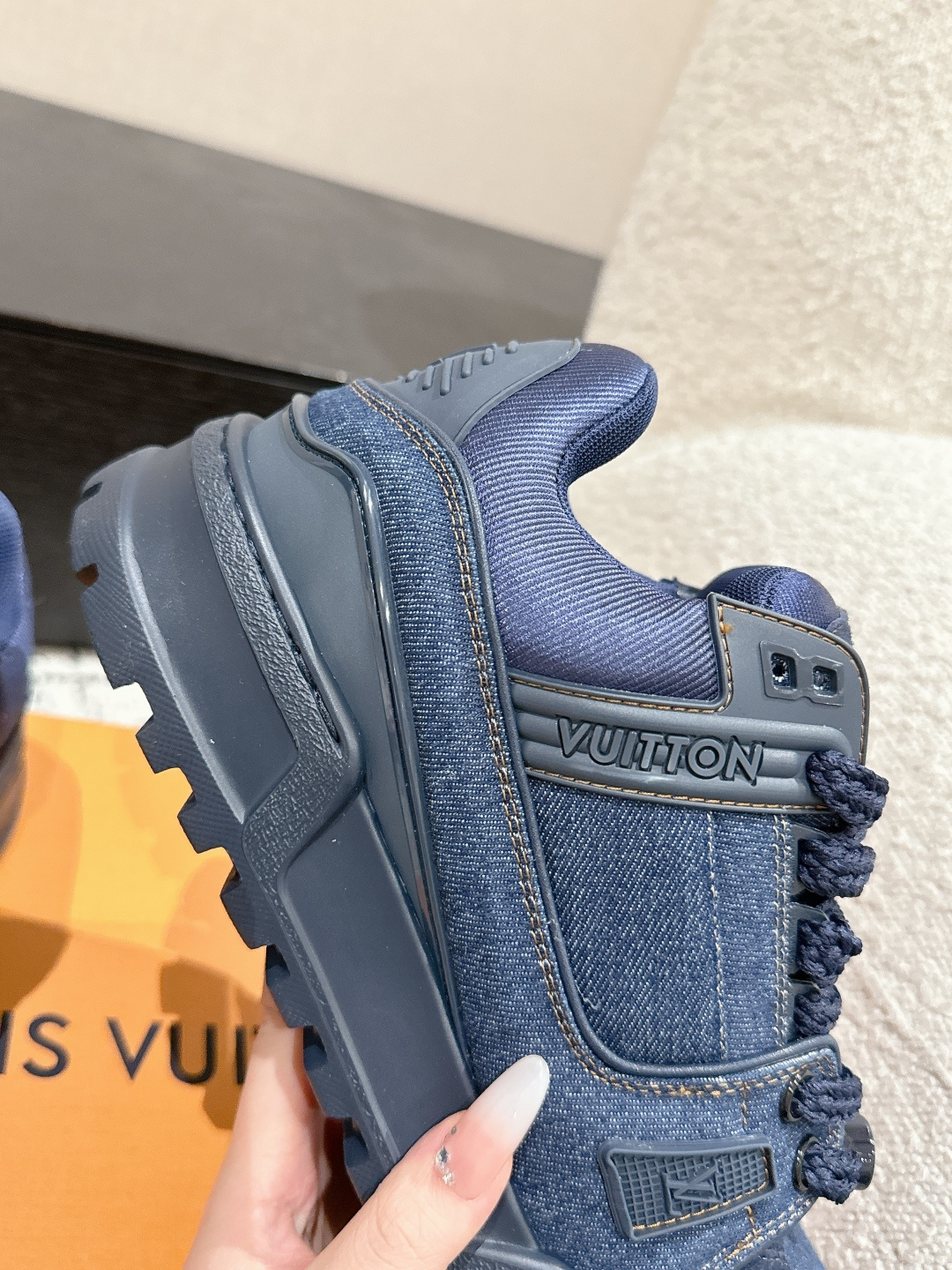 Louis Vuitton Male Sneakers Breathable M-l-s
