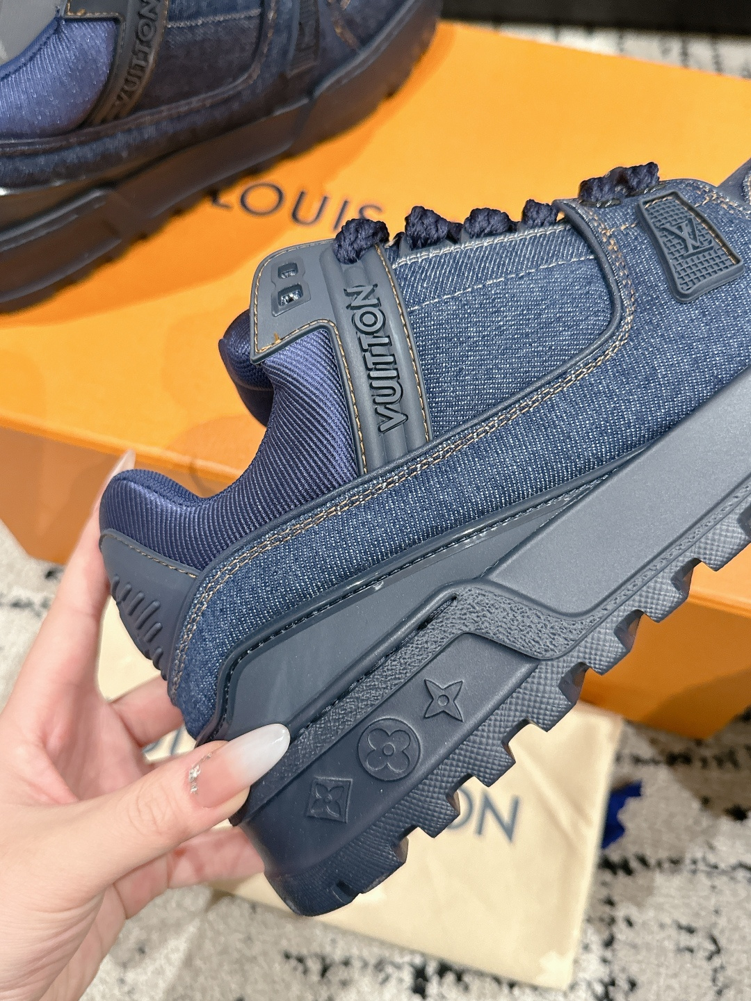 Louis Vuitton Male Sneakers Breathable M-l-s