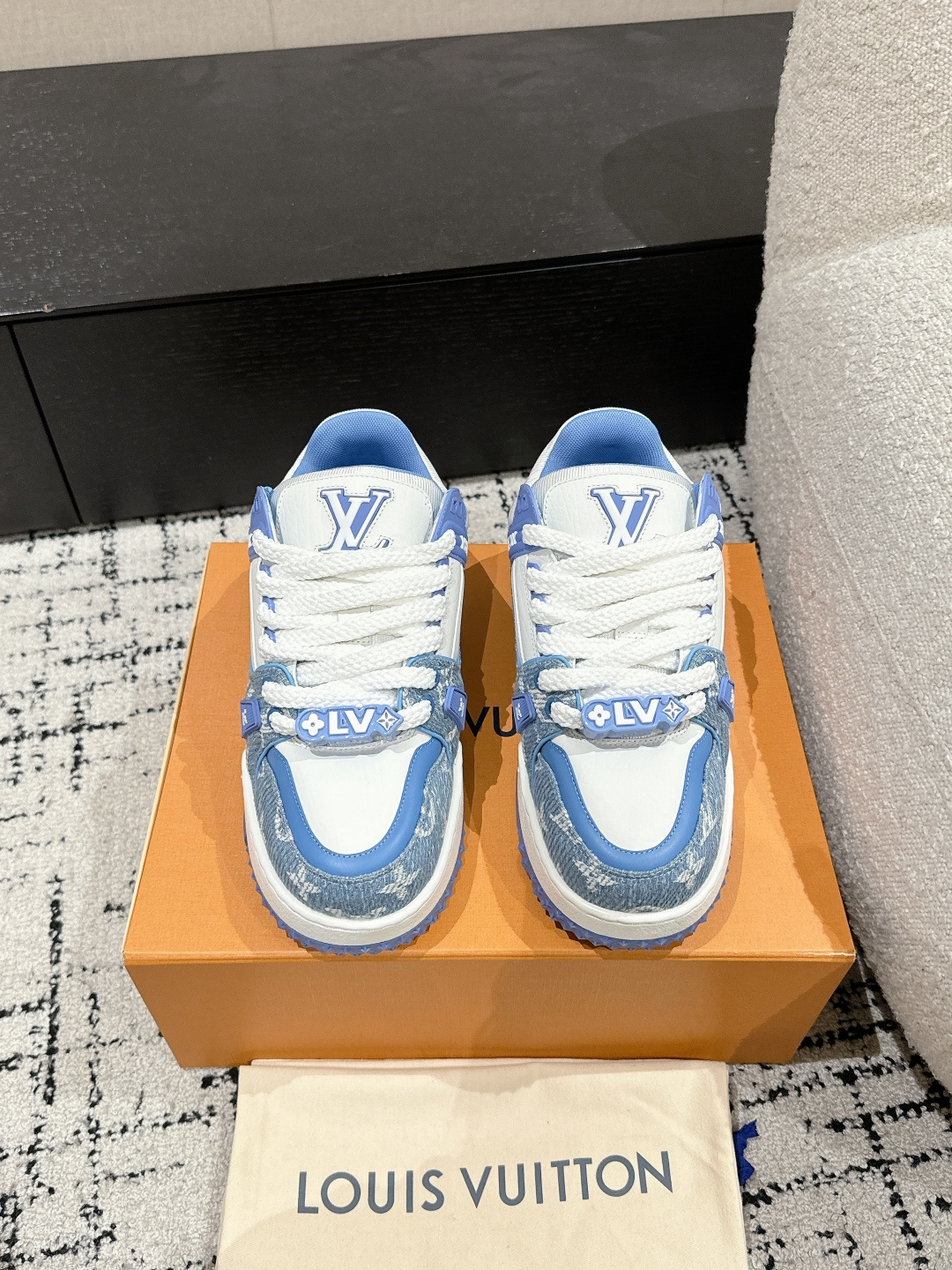 Louis Vuitton Male Sneakers Breathable M-l-s