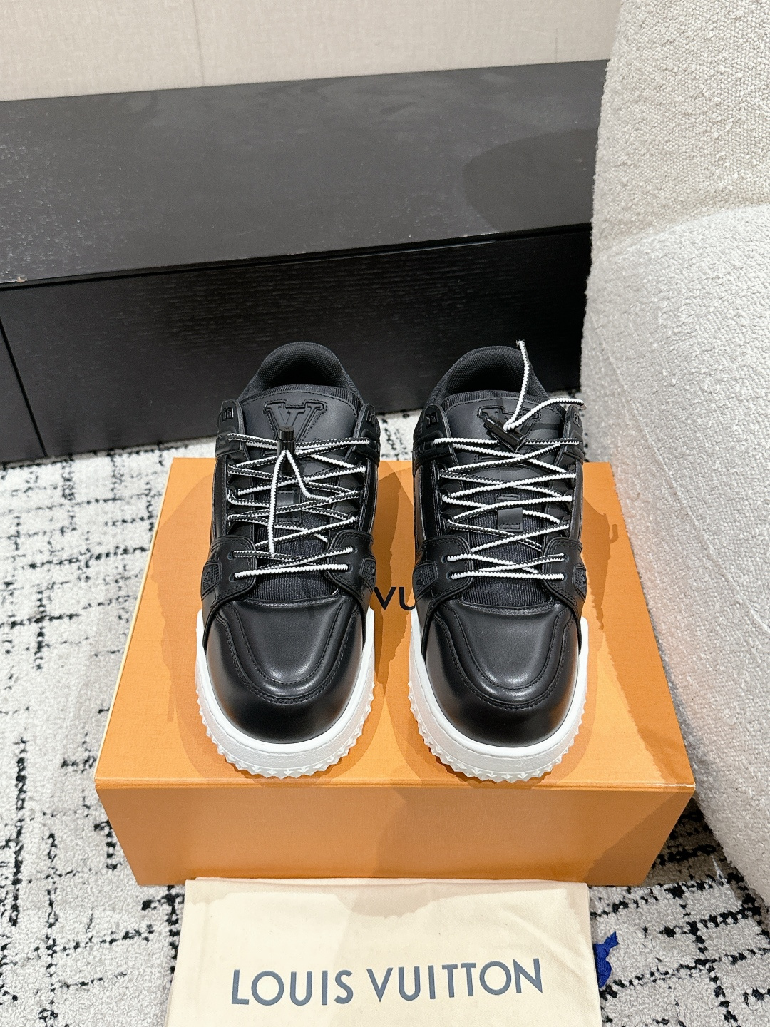 Louis Vuitton Male Sneakers Breathable M-l-s