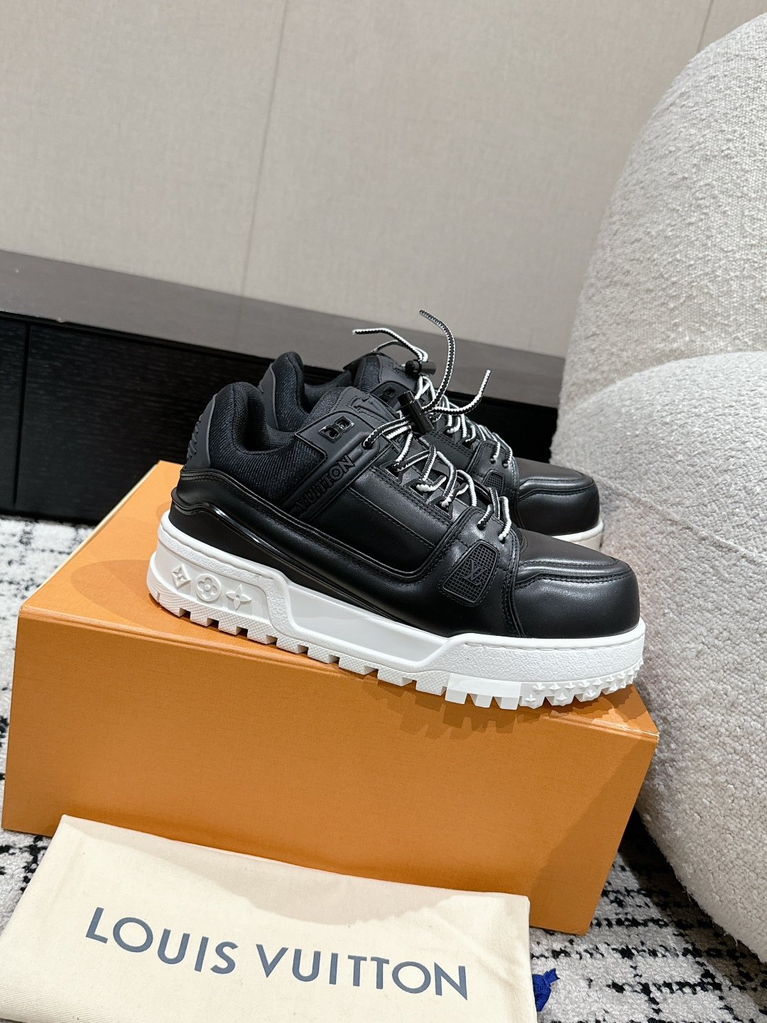 Louis Vuitton Male Sneakers Breathable M-l-s