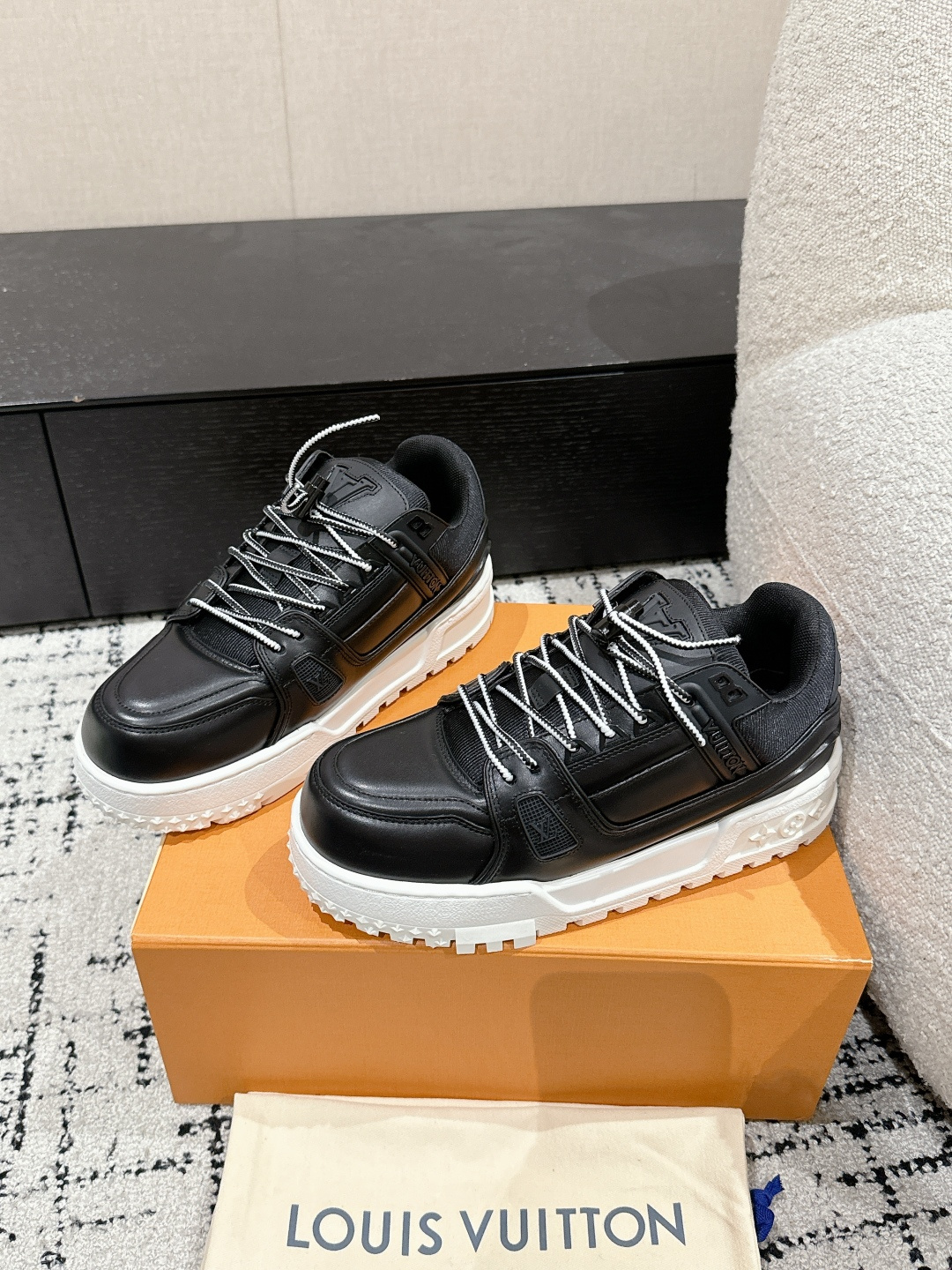 Louis Vuitton Male Sneakers Breathable M-l-s