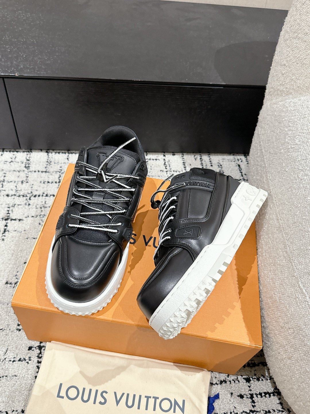Louis Vuitton Male Sneakers Breathable M-l-s
