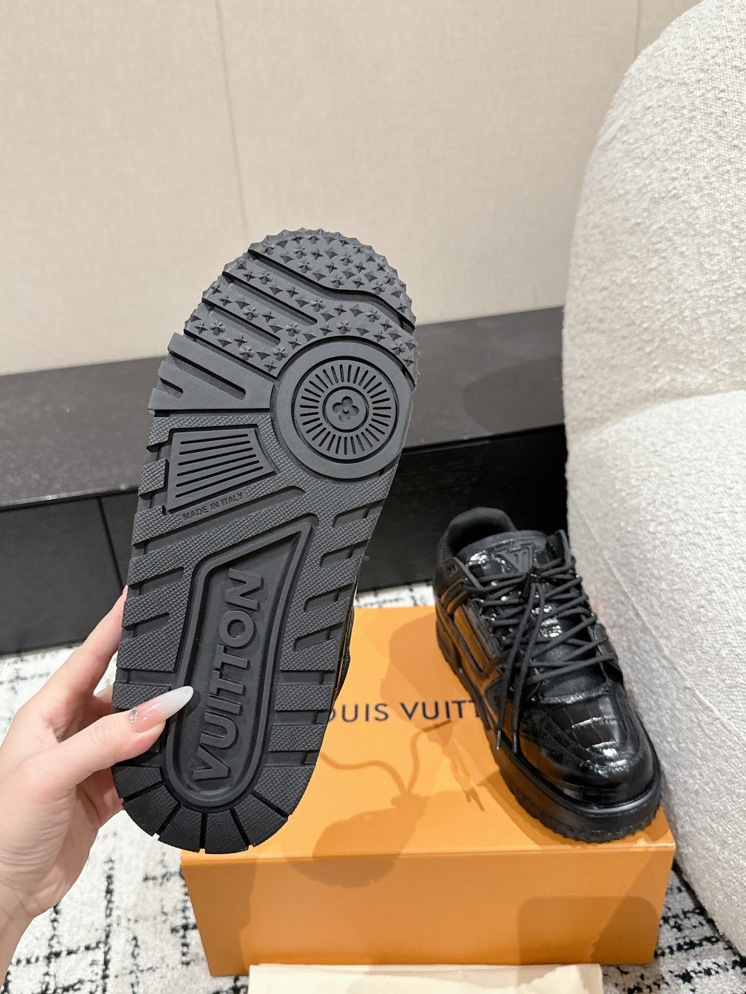 Louis Vuitton Male Sneakers Breathable M-l-s