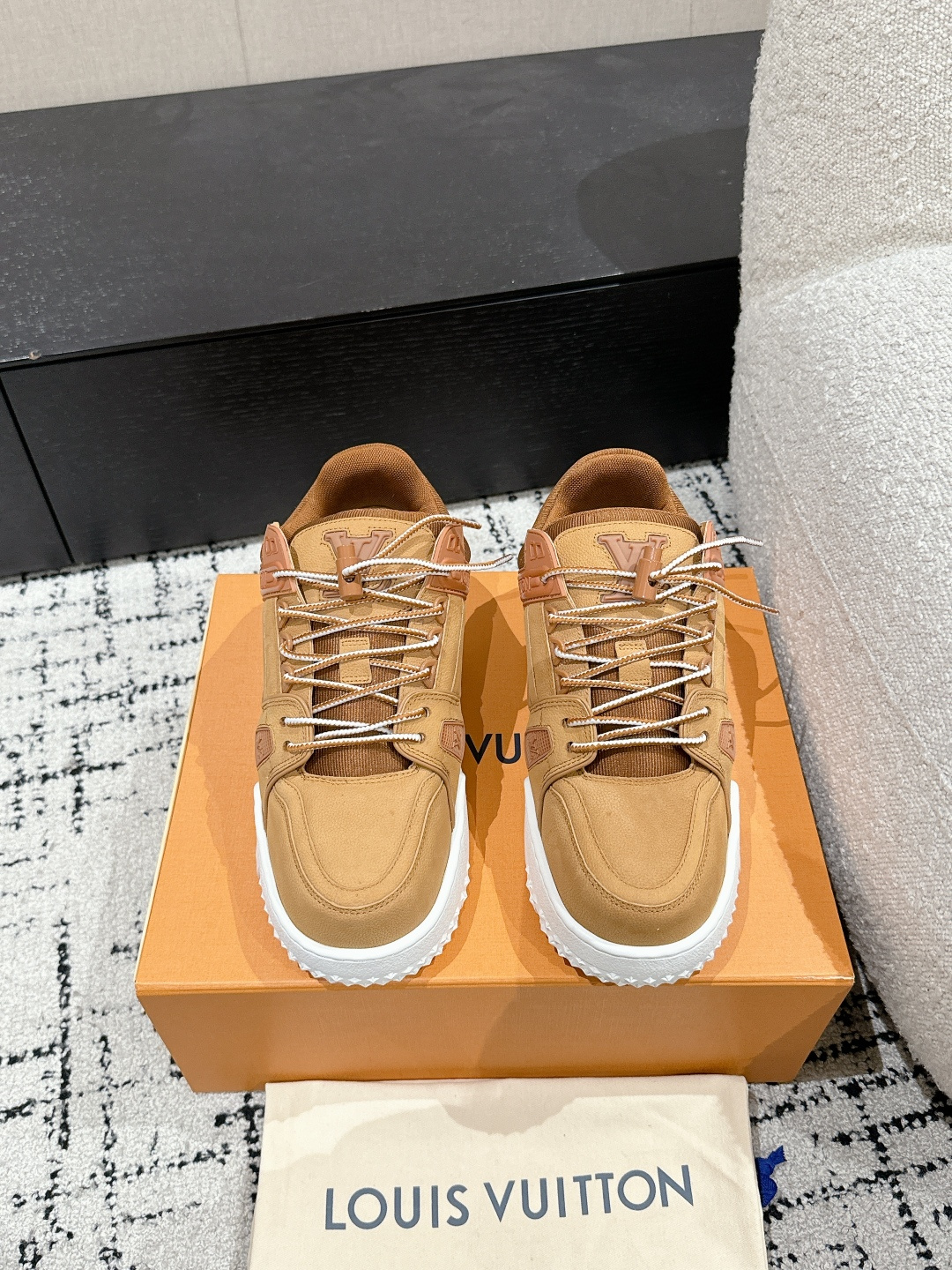 Louis Vuitton Male Sneakers Breathable M-l-s