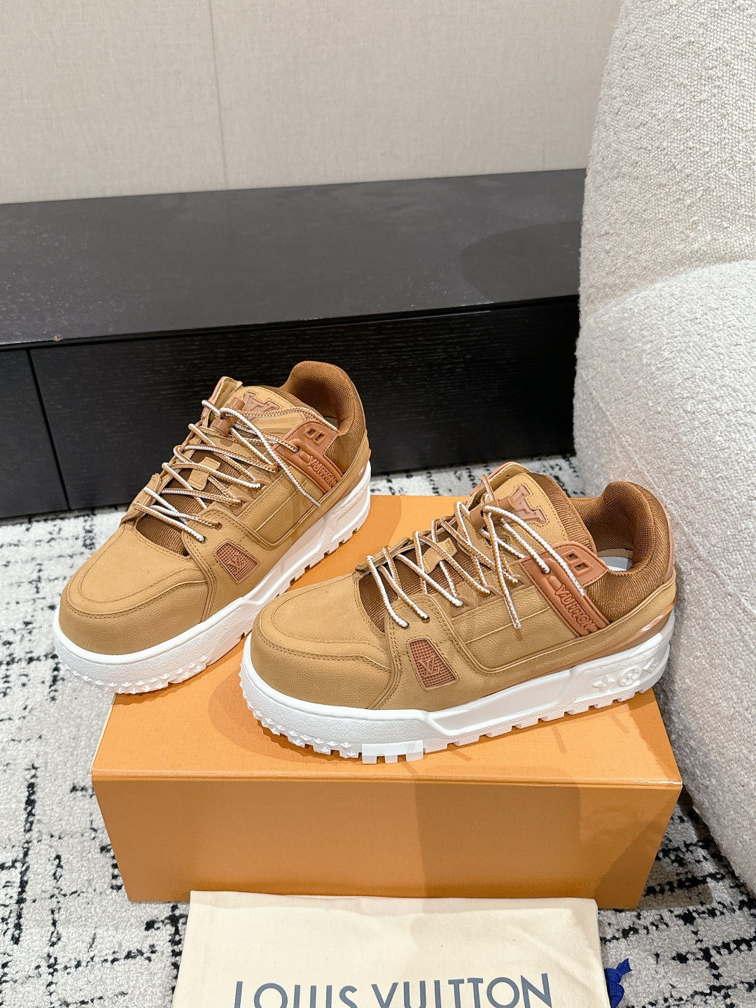 Louis Vuitton Male Sneakers Breathable M-l-s