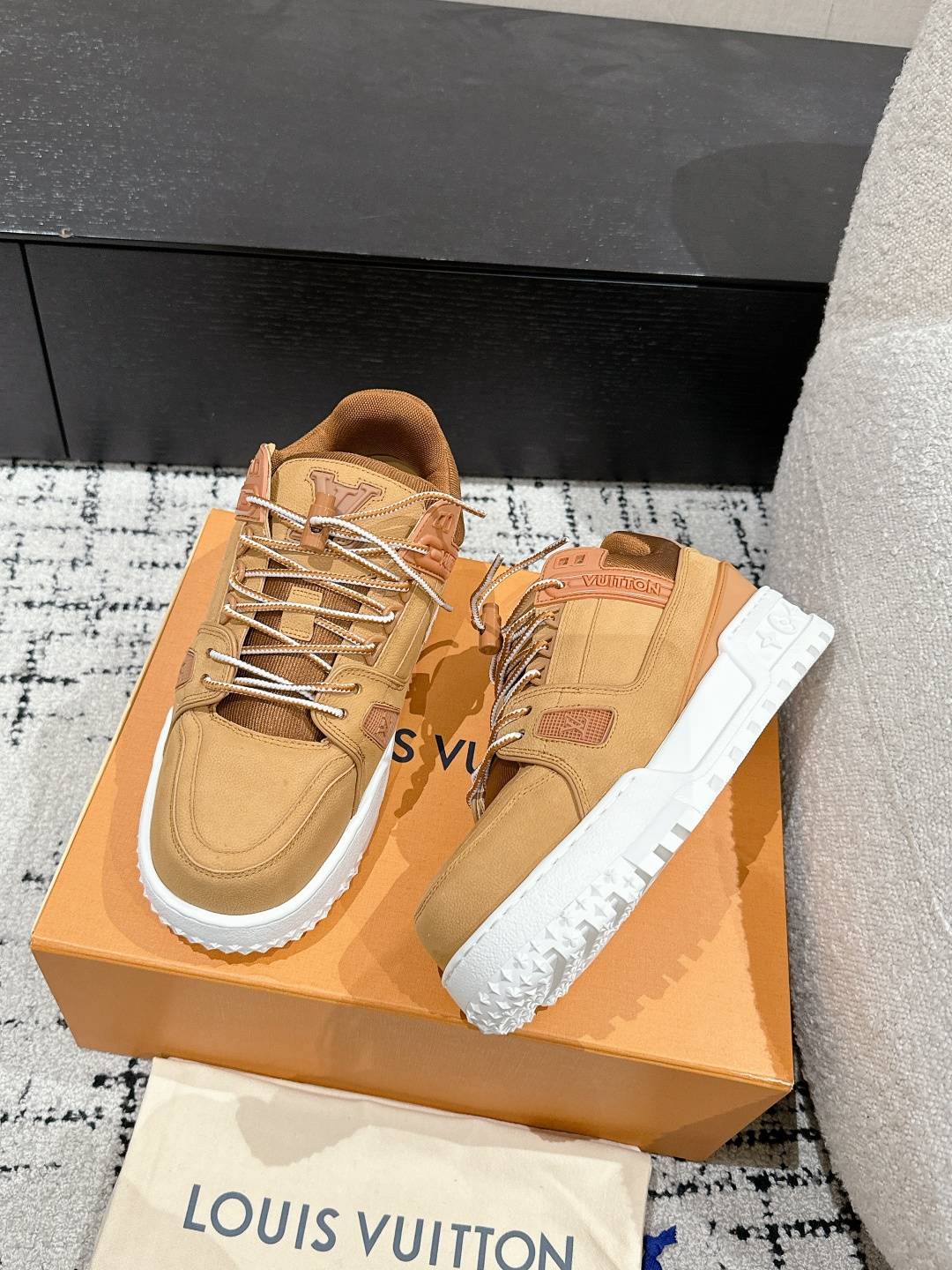 Louis Vuitton Male Sneakers Breathable M-l-s