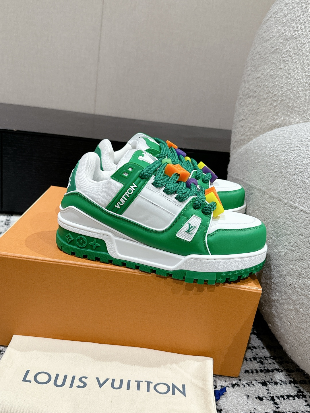 Louis Vuitton Male Sneakers Breathable M-l-s