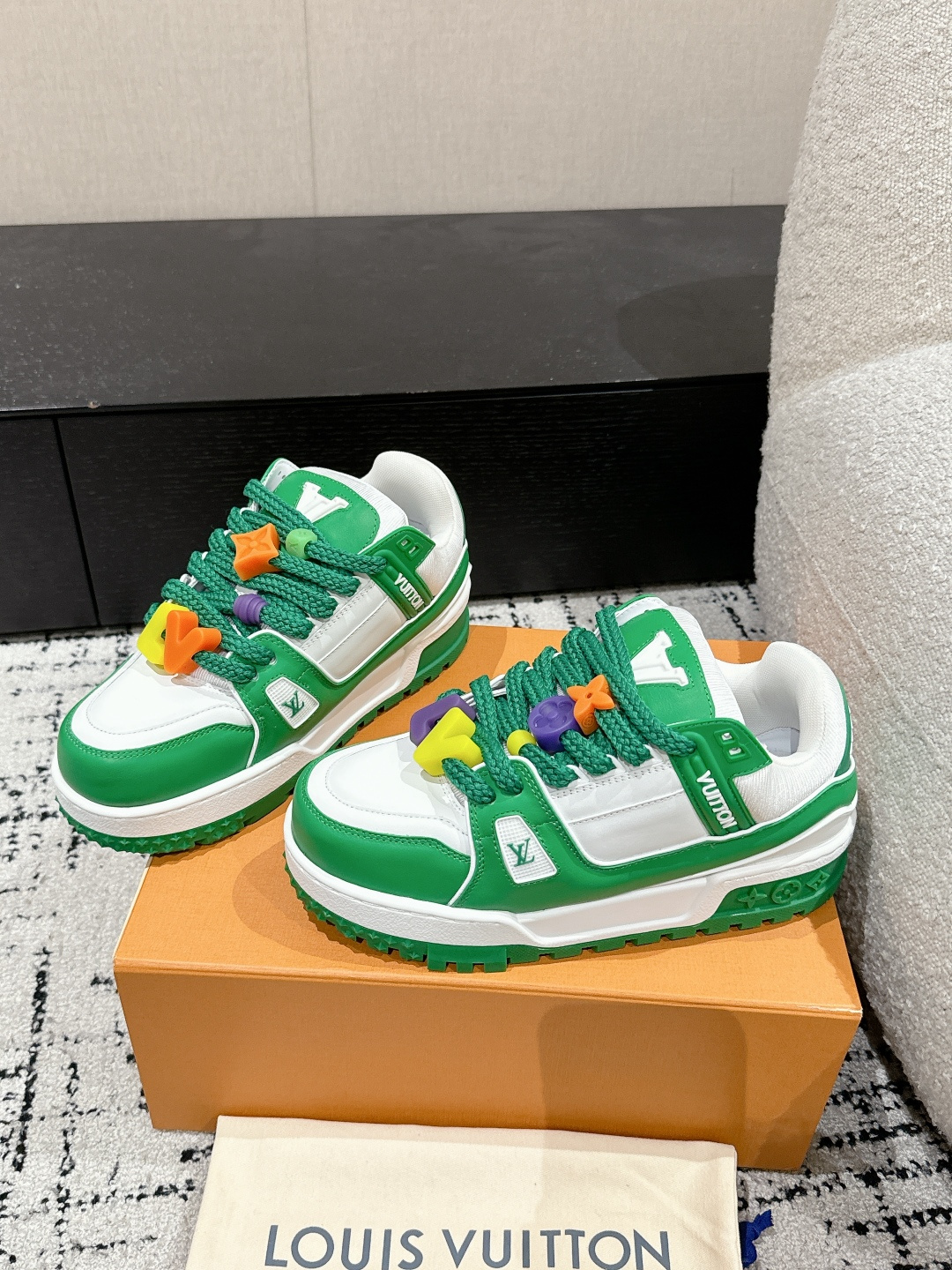 Louis Vuitton Male Sneakers Breathable M-l-s