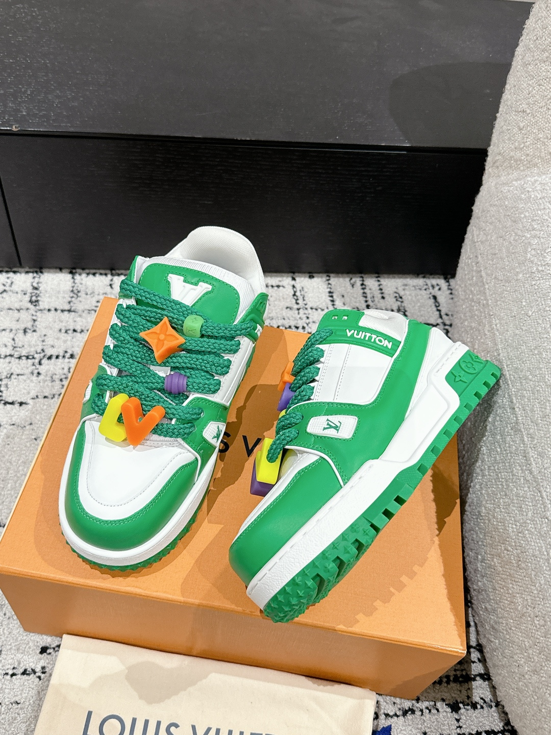 Louis Vuitton Male Sneakers Breathable M-l-s