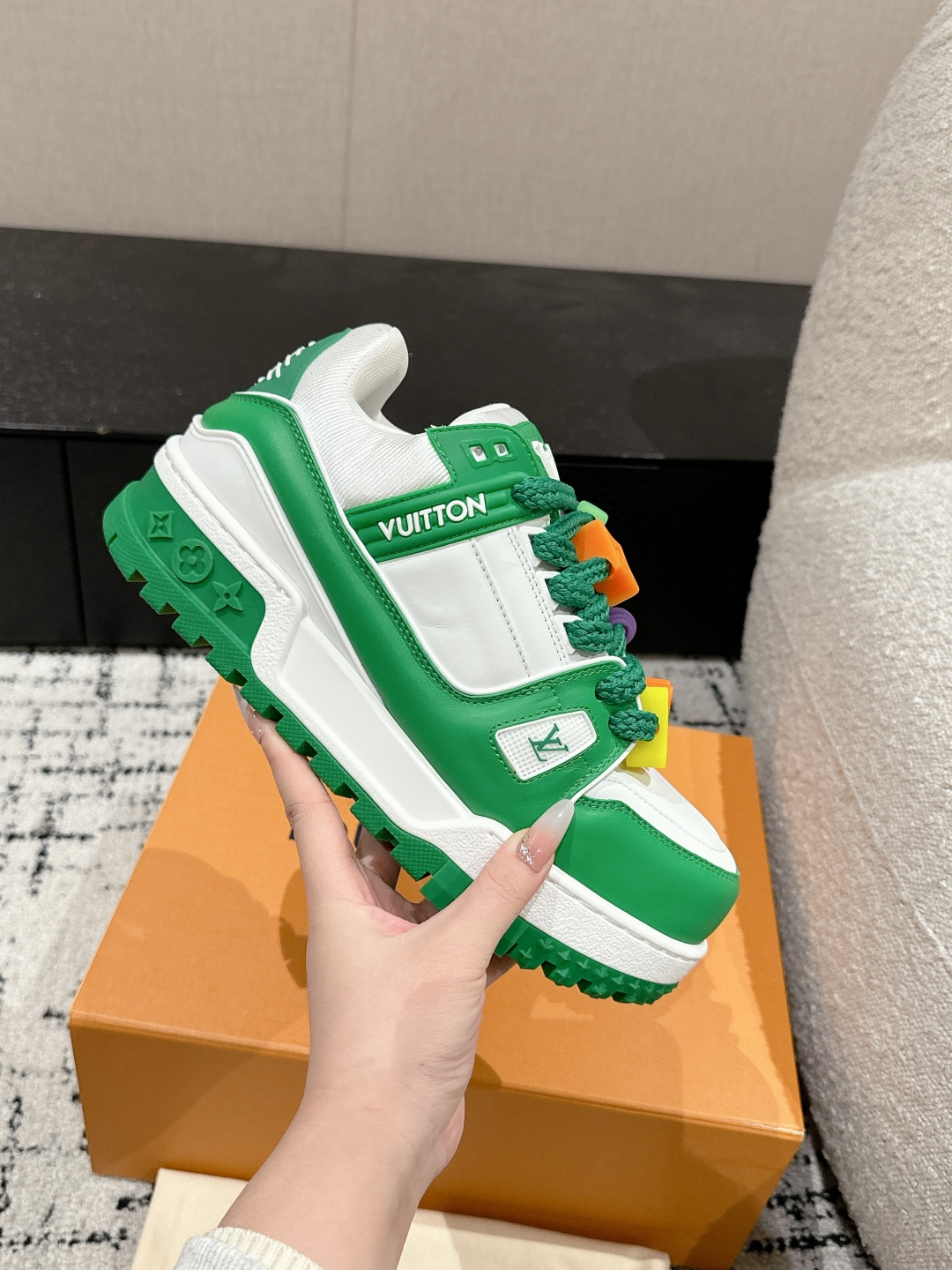 Louis Vuitton Male Sneakers Breathable M-l-s