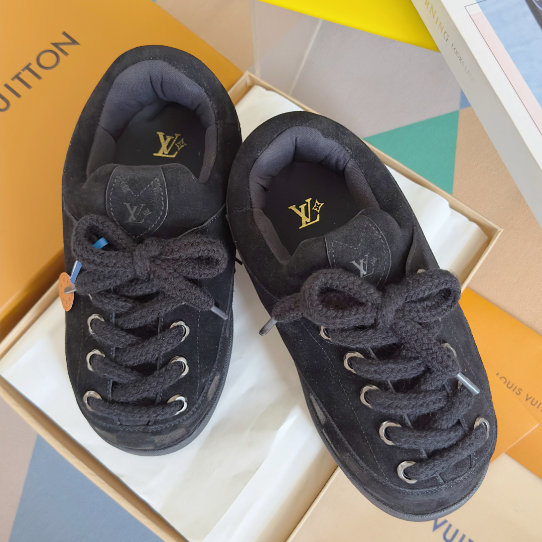 Louis Vuitton Male Sneakers Breathable M-l-s