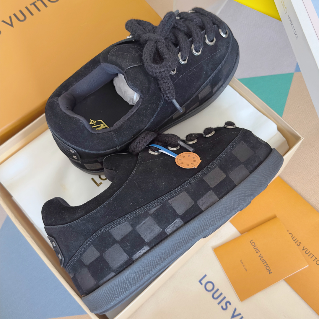 Louis Vuitton Male Sneakers Breathable M-l-s