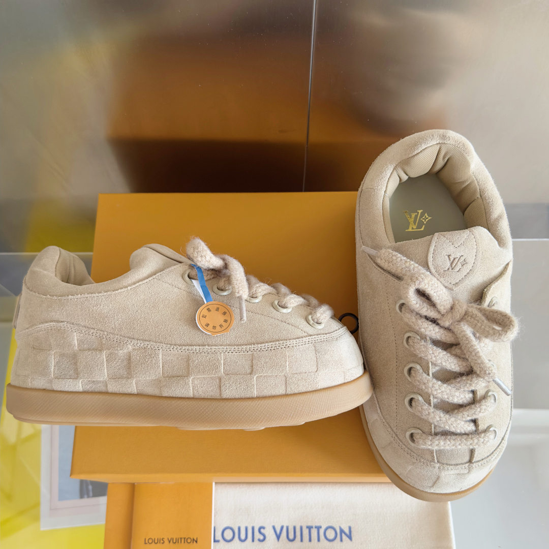Louis Vuitton Male Sneakers Breathable M-l-s
