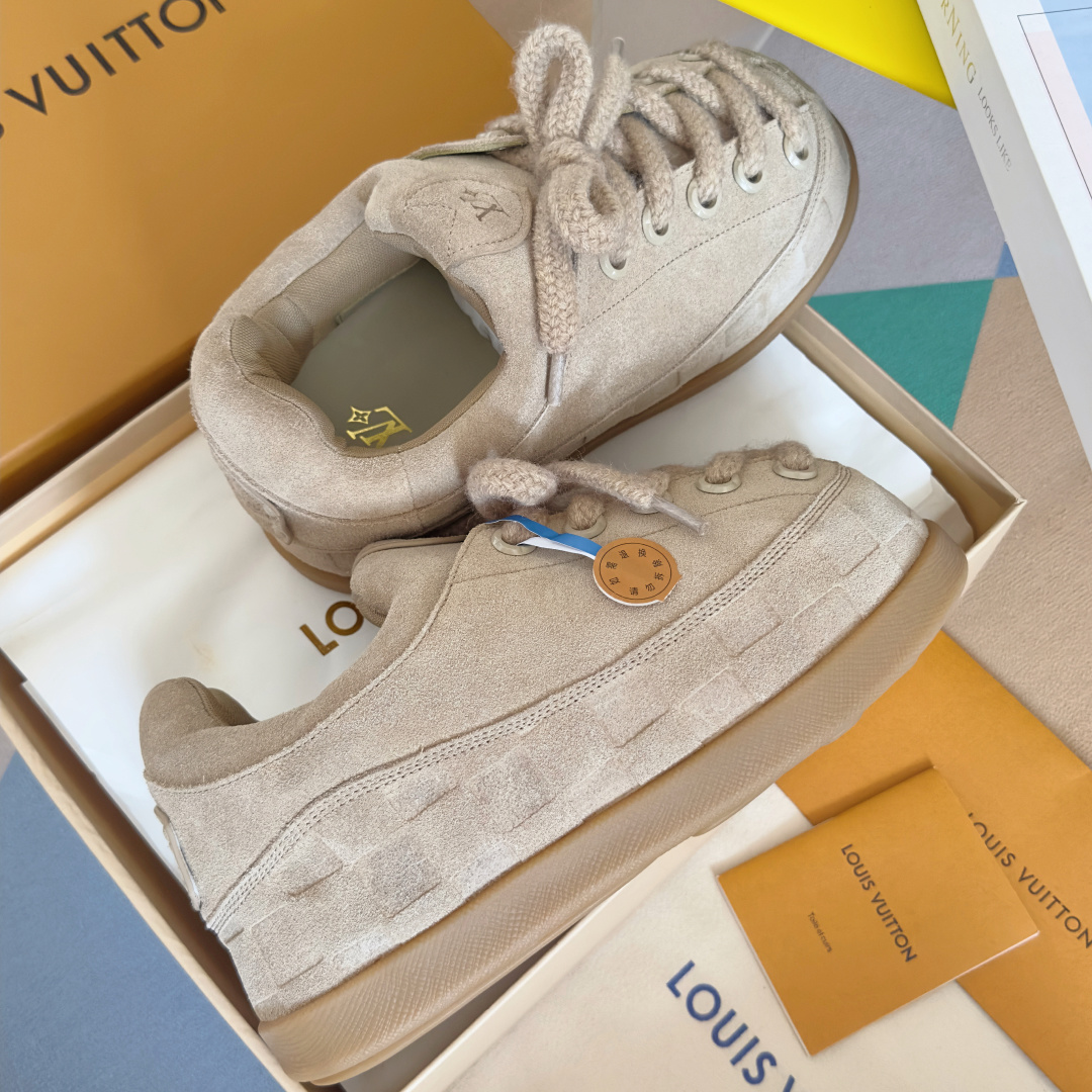 Louis Vuitton Male Sneakers Breathable M-l-s