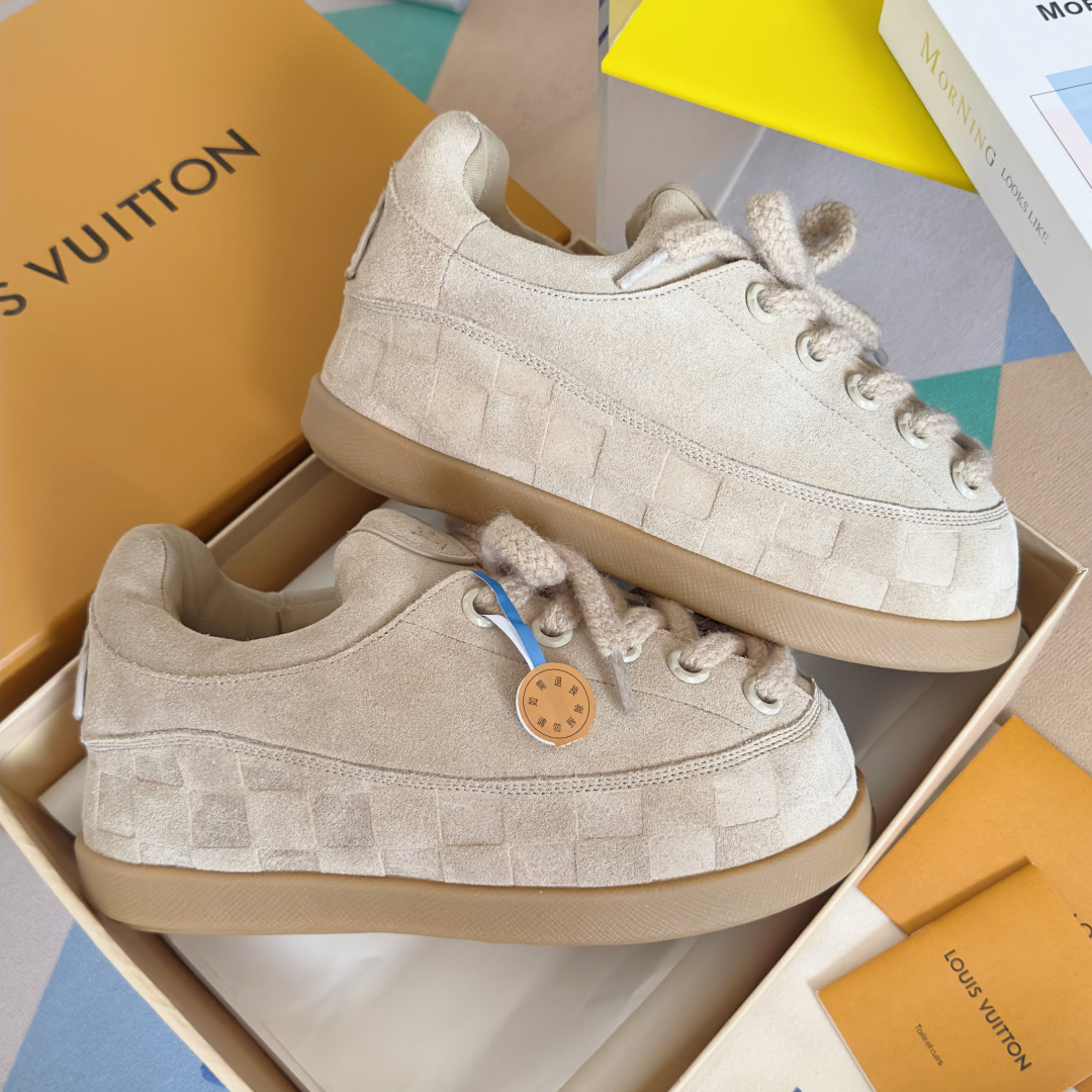 Louis Vuitton Male Sneakers Breathable M-l-s
