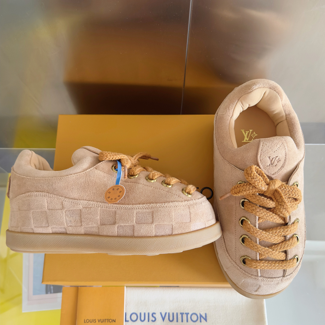 Louis Vuitton Male Sneakers Breathable M-l-s