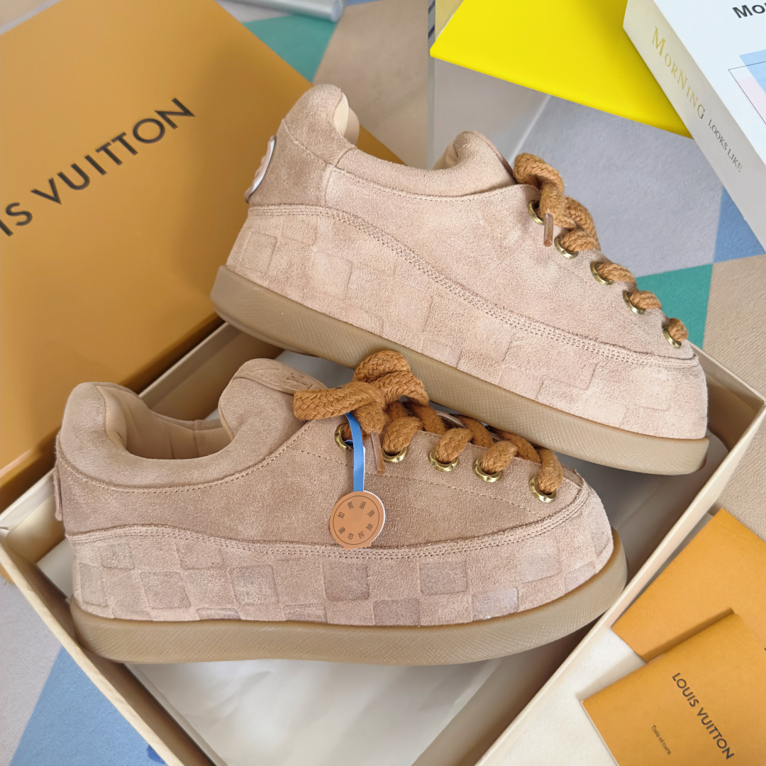 Louis Vuitton Male Sneakers Breathable M-l-s