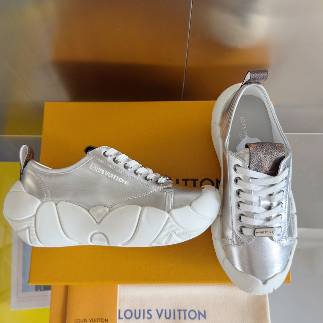 Louis Vuitton Female Canvas Shoes Canvas Breathable M-l-s
