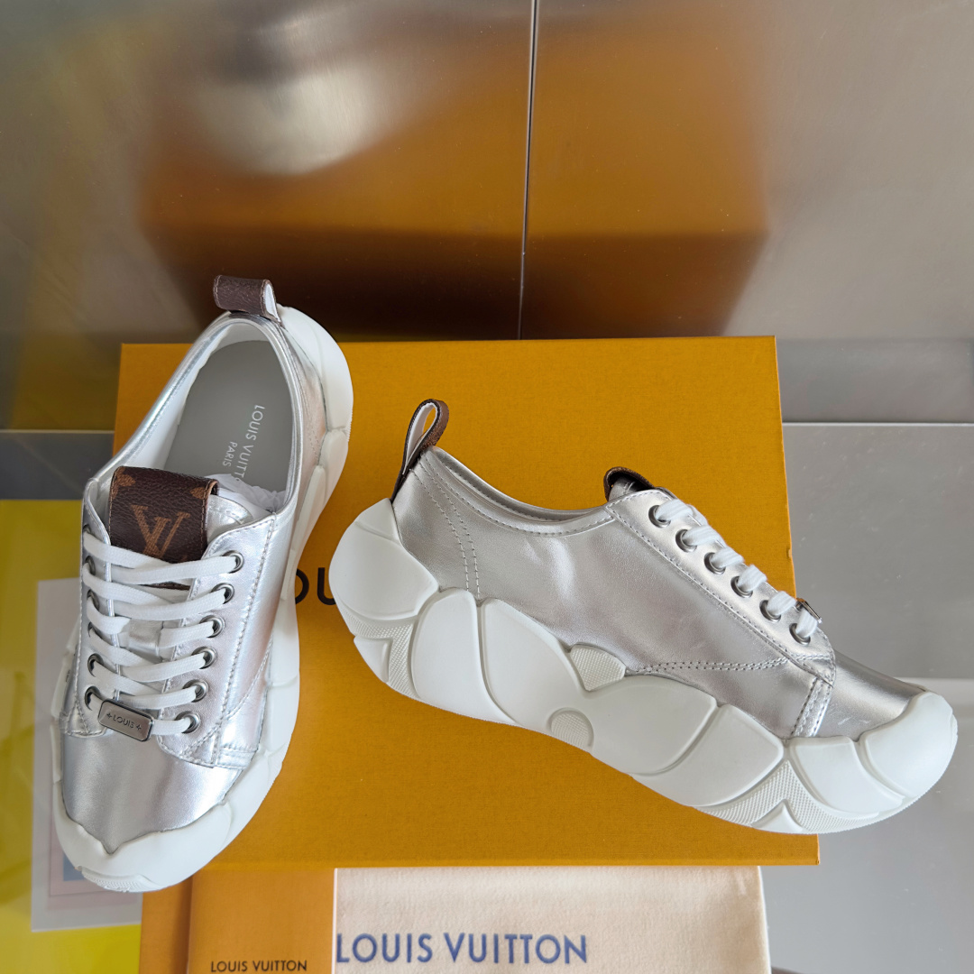 Louis Vuitton Female Canvas Shoes Canvas Breathable M-l-s