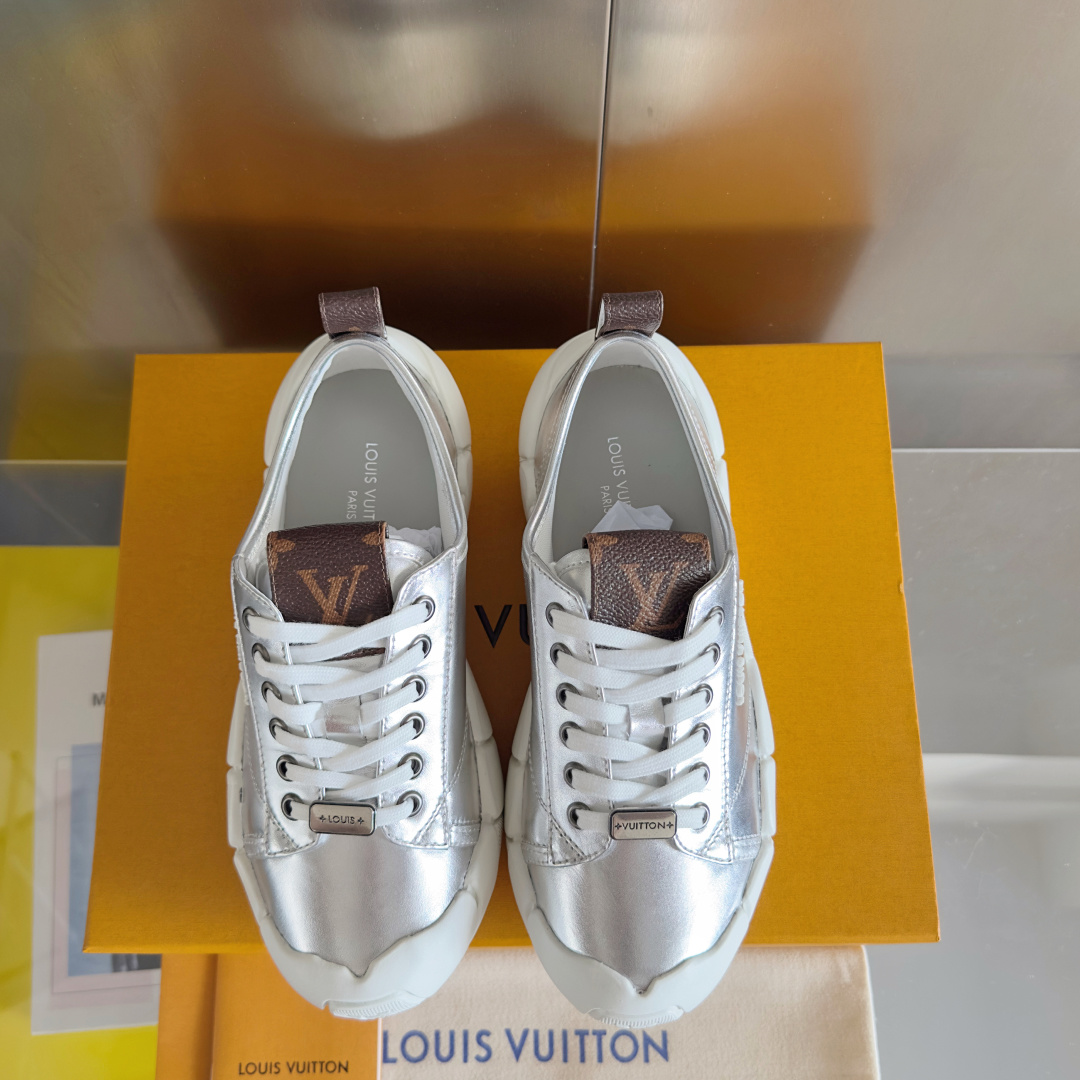 Louis Vuitton Female Canvas Shoes Canvas Breathable M-l-s