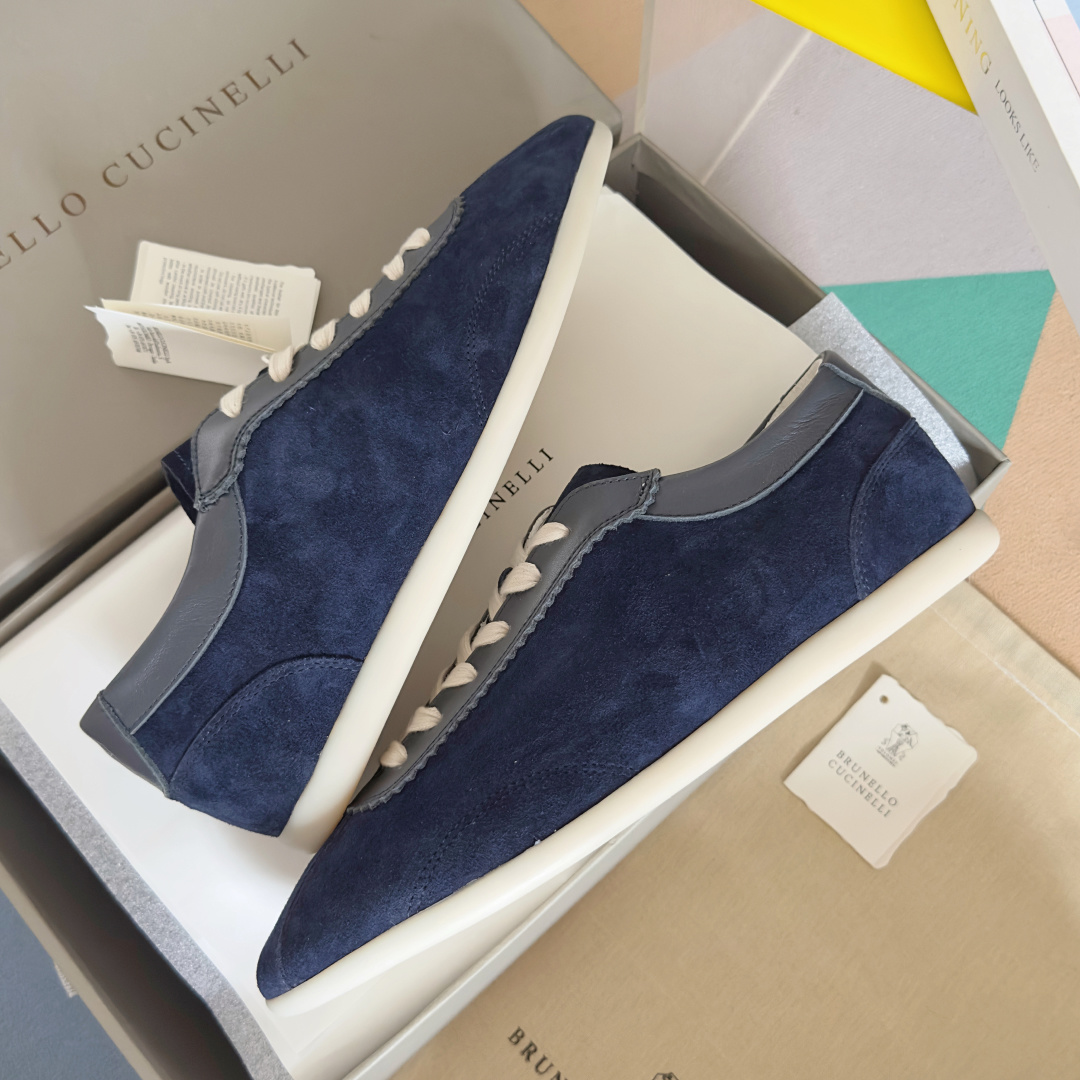 Brunello Cucinelie Male Leather Shoes Real Leather M-l-s