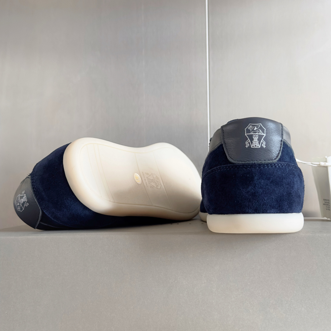 Brunello Cucinelie Male Leather Shoes Real Leather M-l-s