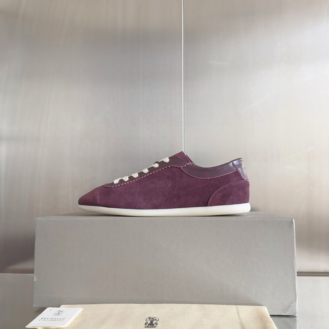 Brunello Cucinelie Male Leather Shoes Real Leather M-l-s