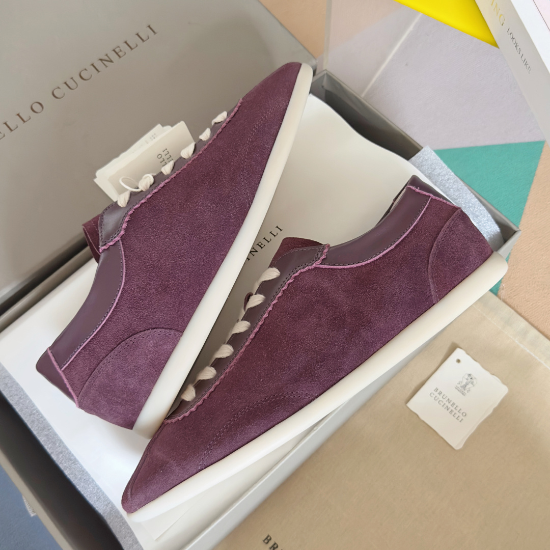 Brunello Cucinelie Male Leather Shoes Real Leather M-l-s