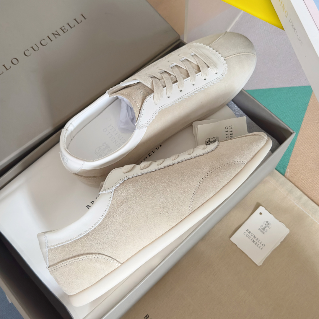 Brunello Cucinelie Male Leather Shoes Real Leather M-l-s