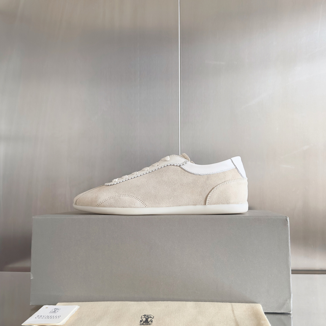 Brunello Cucinelie Male Leather Shoes Real Leather M-l-s