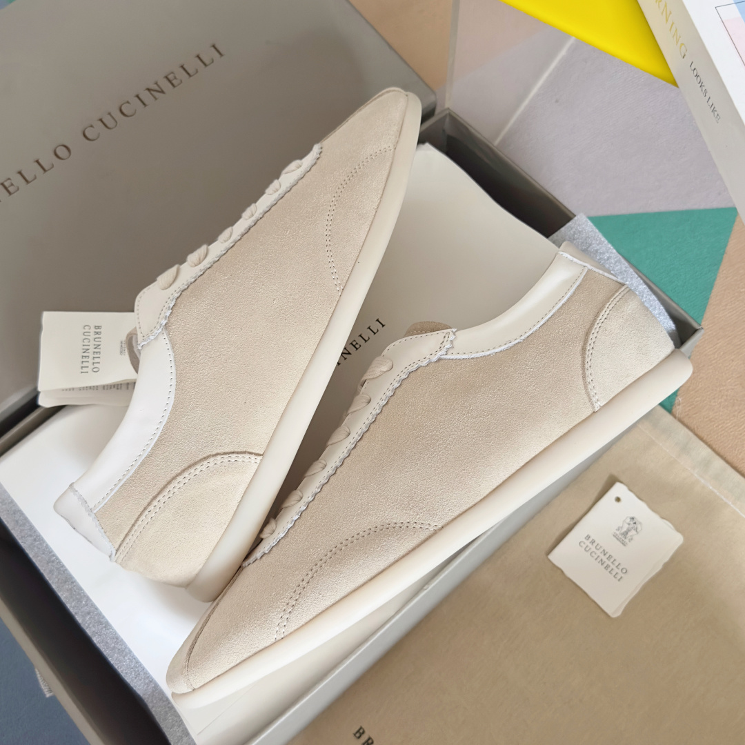 Brunello Cucinelie Male Leather Shoes Real Leather M-l-s