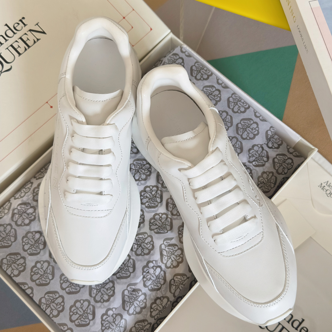 Alexander Mcqueen Male Sneakers White M-l-s