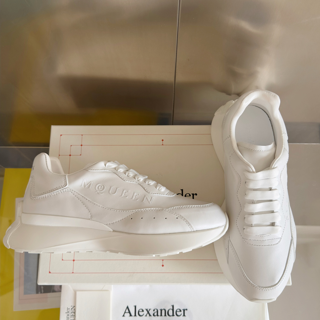 Alexander Mcqueen Male Sneakers White M-l-s