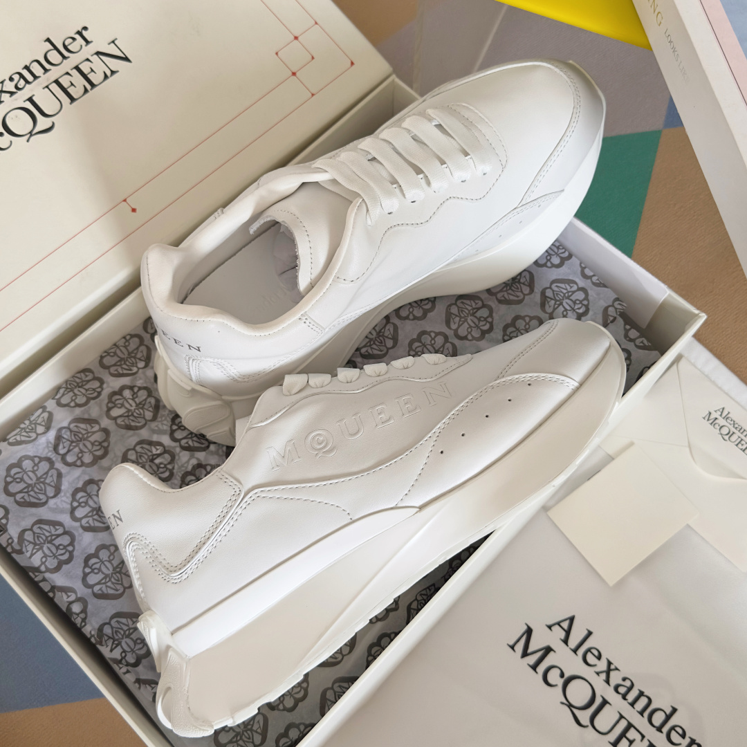 Alexander Mcqueen Male Sneakers White M-l-s