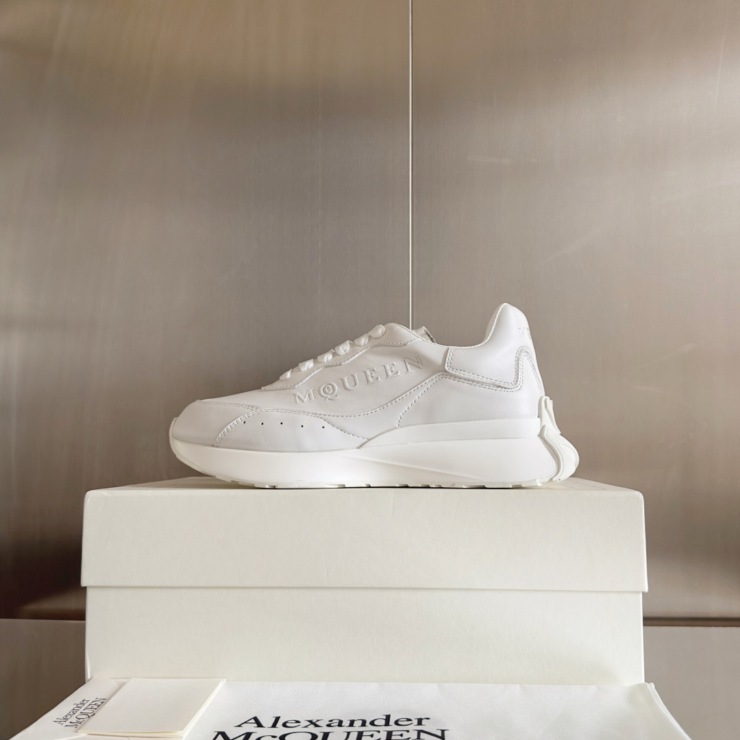 Alexander Mcqueen Male Sneakers White M-l-s