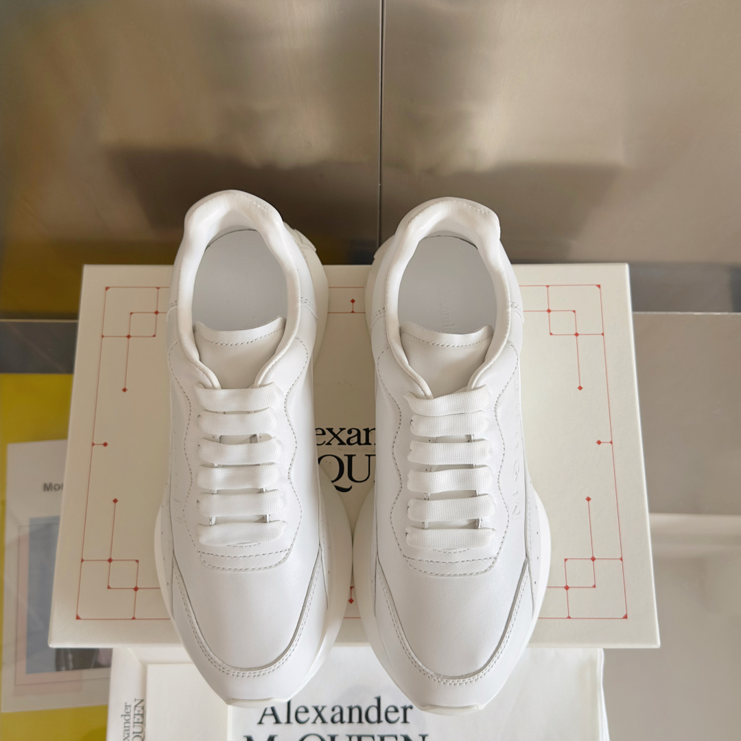 Alexander Mcqueen Male Sneakers White M-l-s