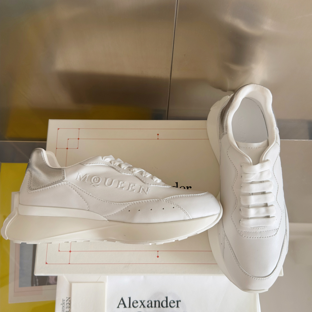 Alexander Mcqueen Male Sneakers White M-l-s