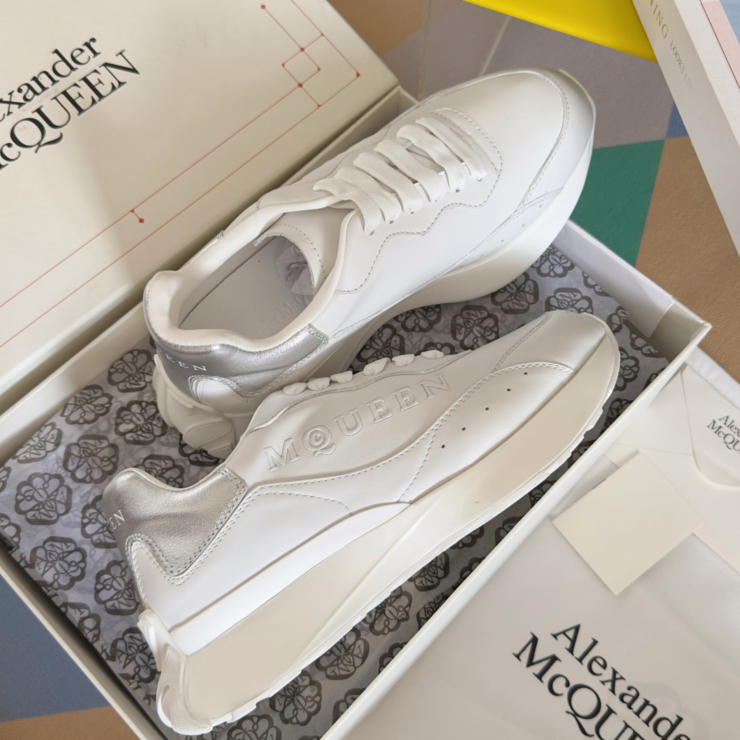 Alexander Mcqueen Male Sneakers White M-l-s