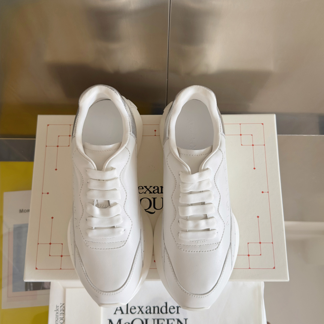 Alexander Mcqueen Male Sneakers White M-l-s