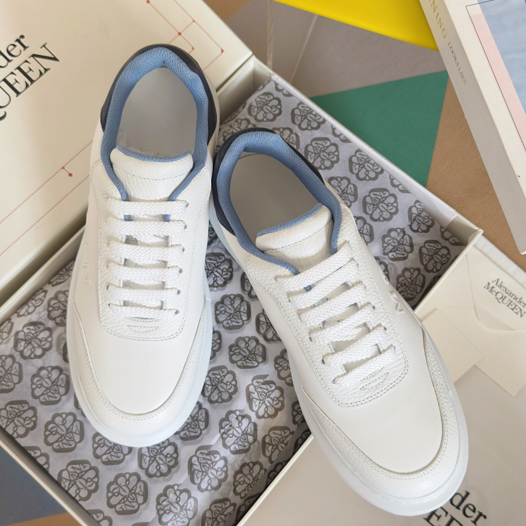 Alexander Mcqueen Male Sneakers White M-l-s