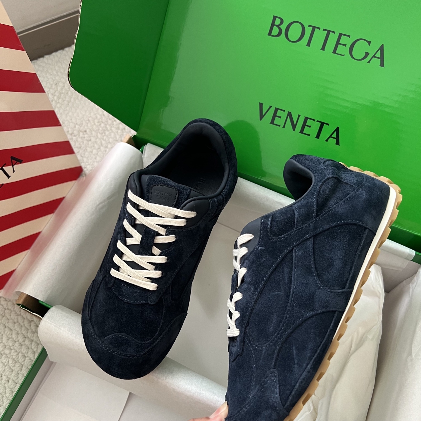 Bottega Veneta Male Sneakers Mesh S