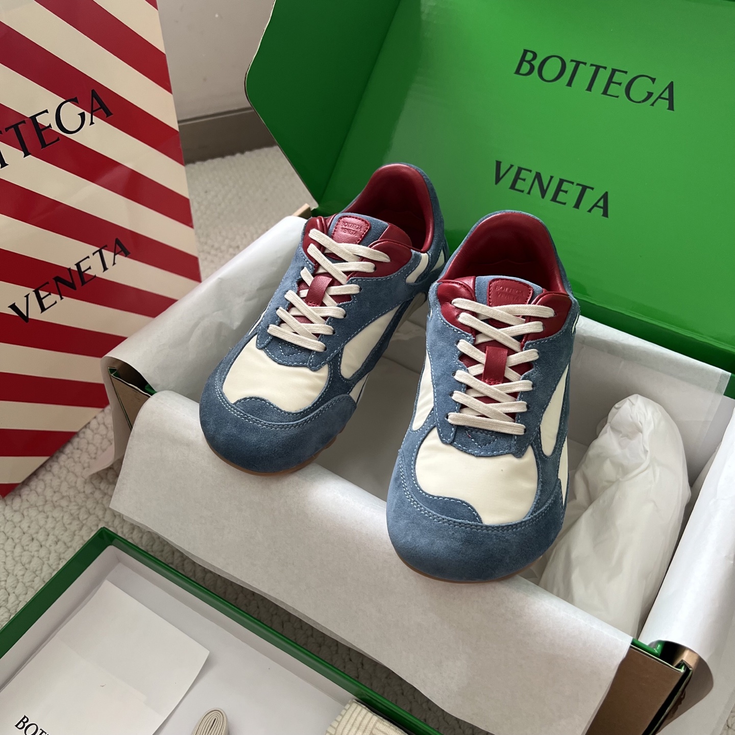 Bottega Veneta Male Sneakers Mesh S