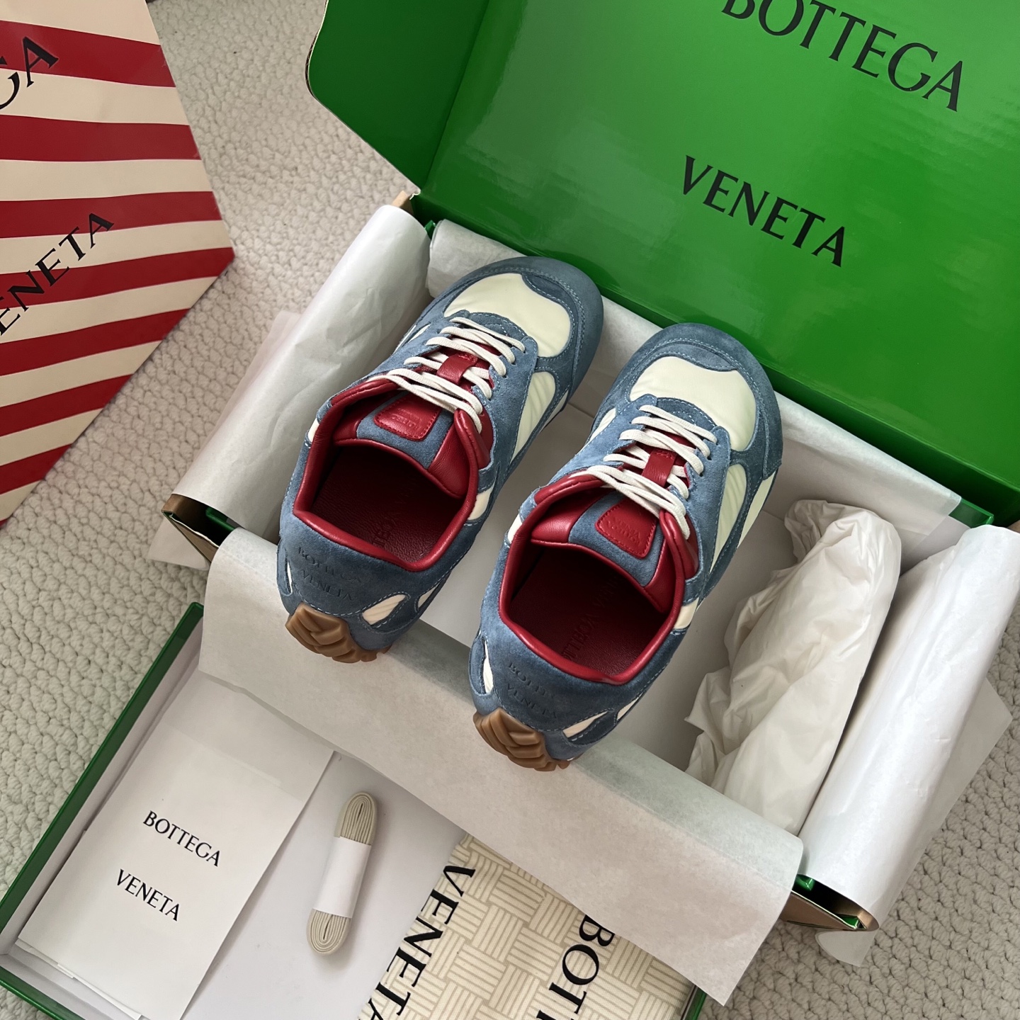 Bottega Veneta Male Sneakers Mesh S