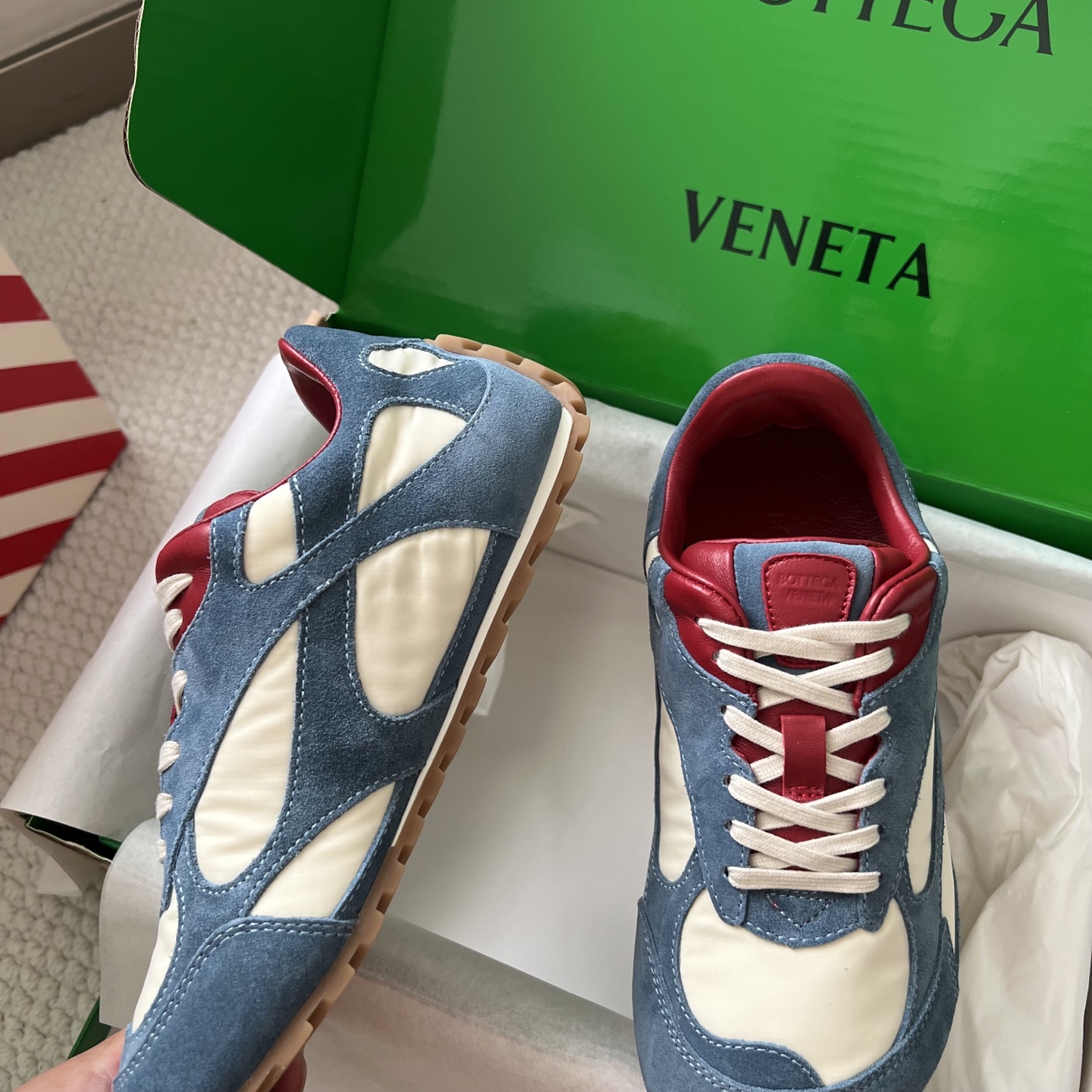Bottega Veneta Male Sneakers Mesh S