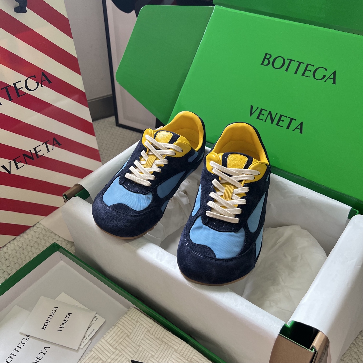 Bottega Veneta Male Sneakers Mesh S