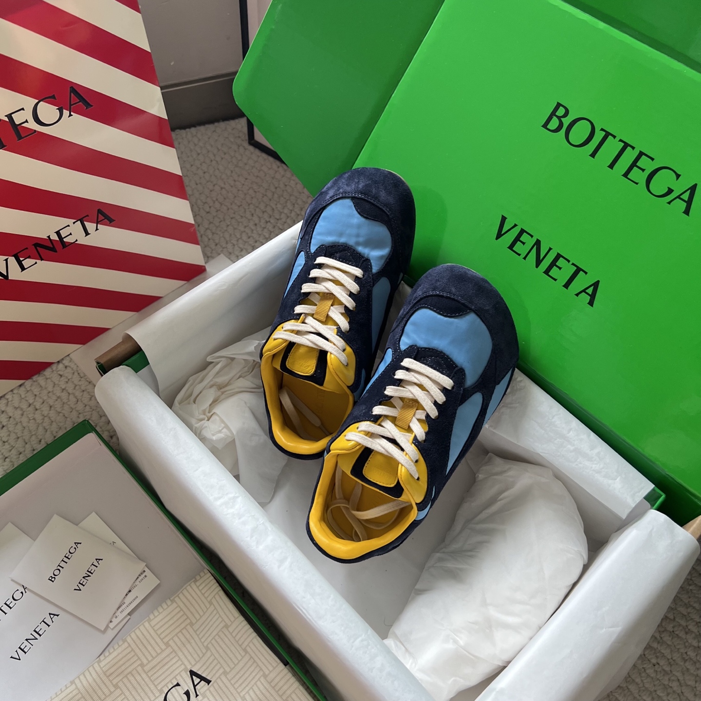Bottega Veneta Male Sneakers Mesh S