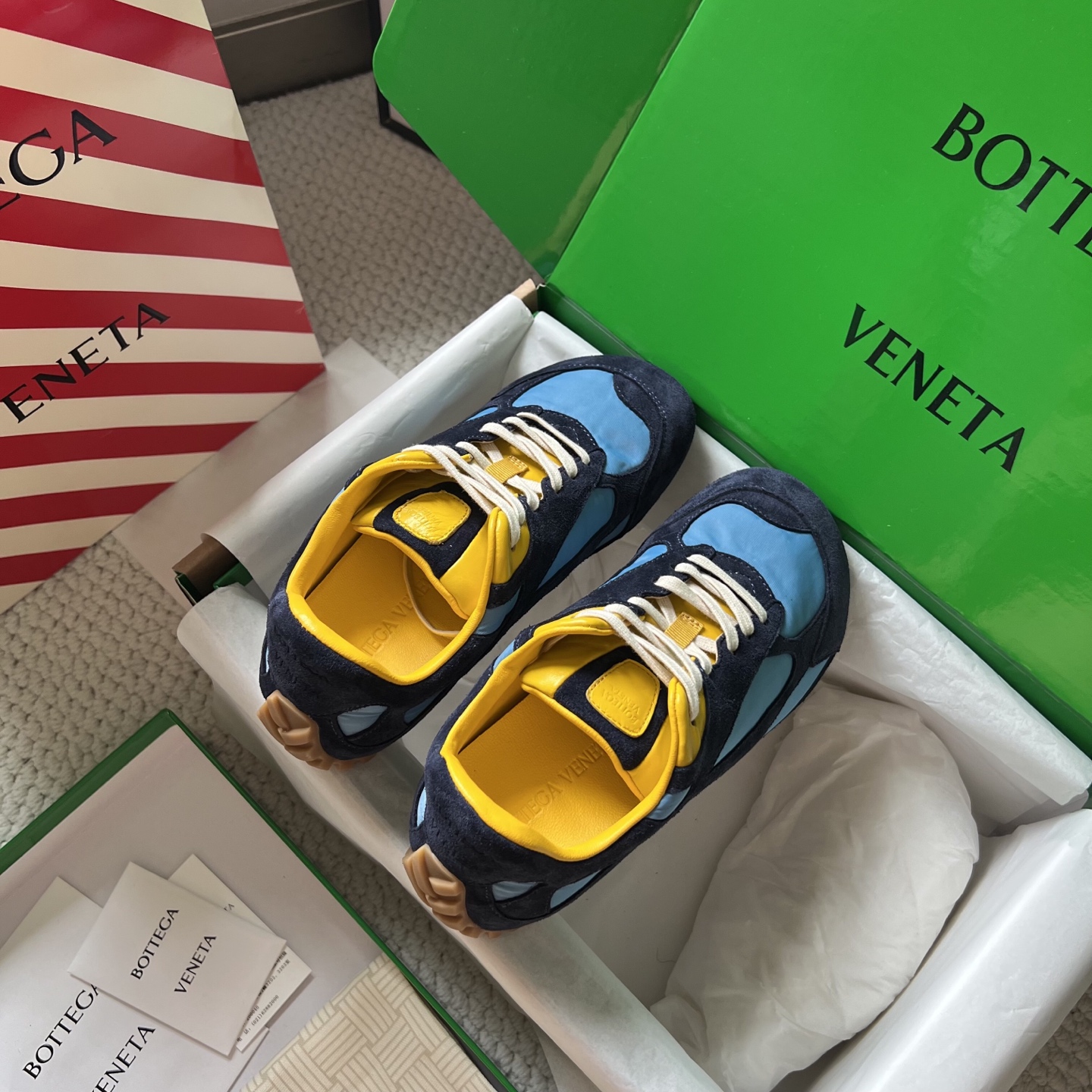 Bottega Veneta Male Sneakers Mesh S