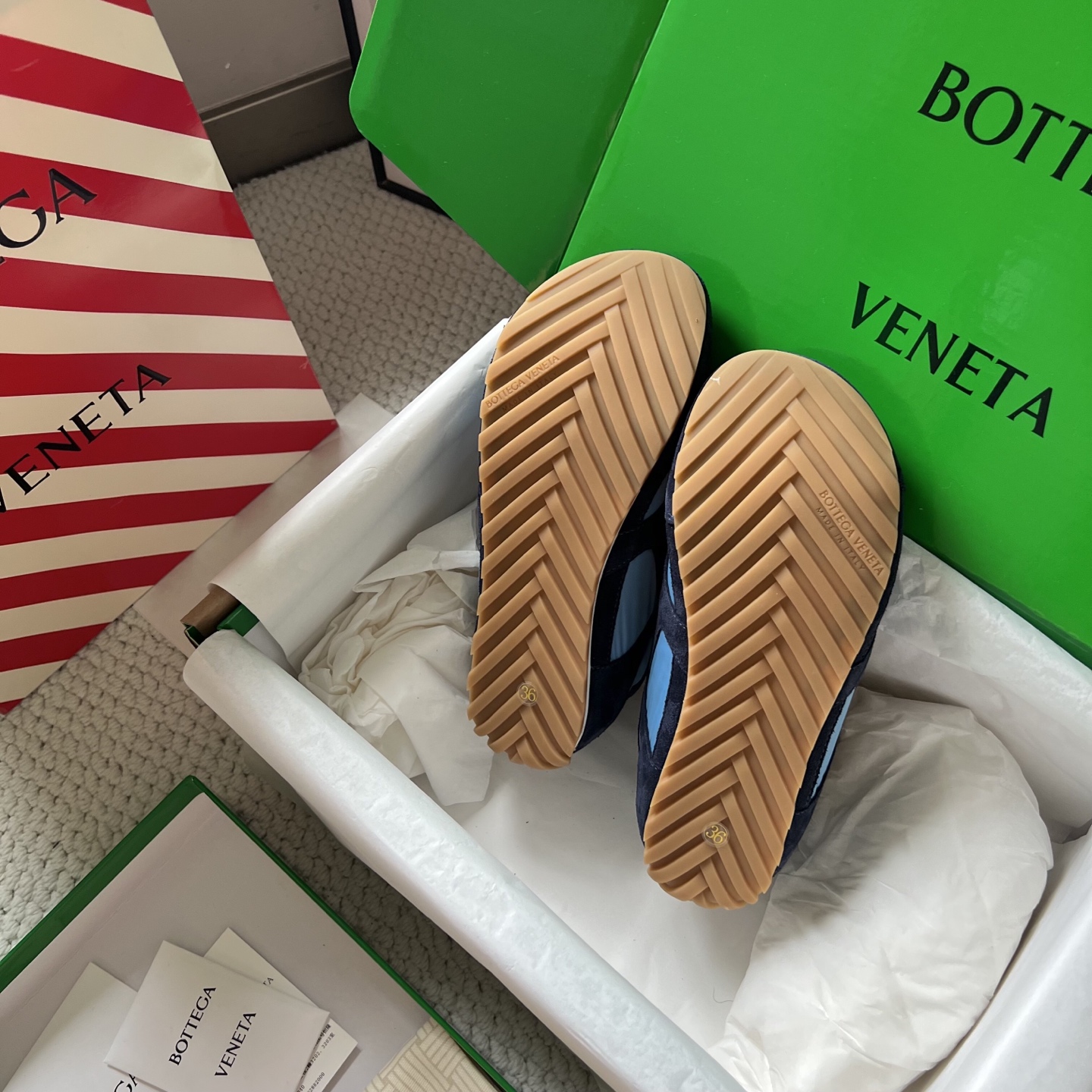 Bottega Veneta Male Sneakers Mesh S