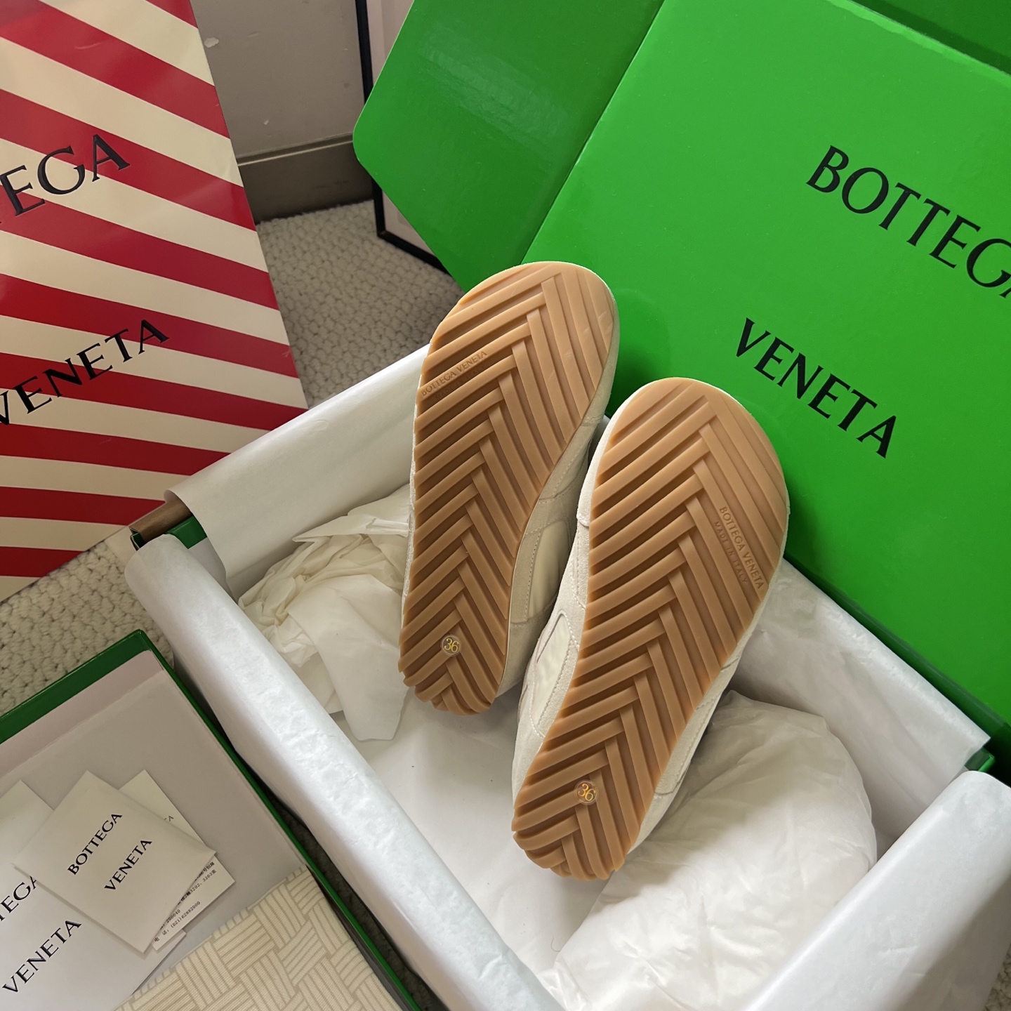 Bottega Veneta Male Sneakers Mesh S